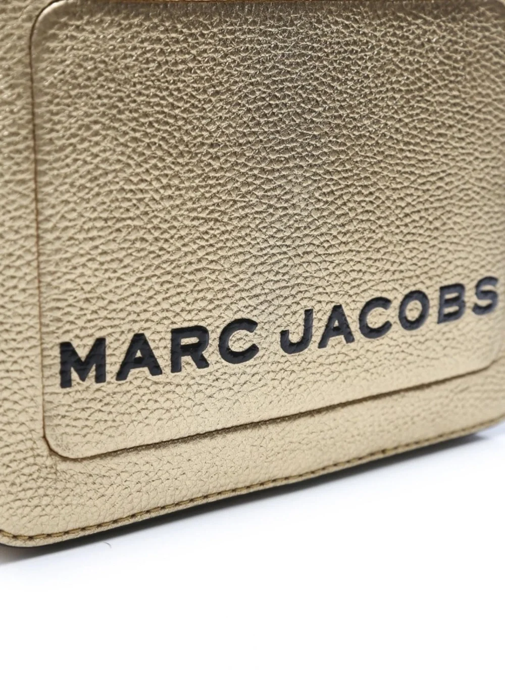 MARC JACOBS The Metallic Textured Mini Box Bag